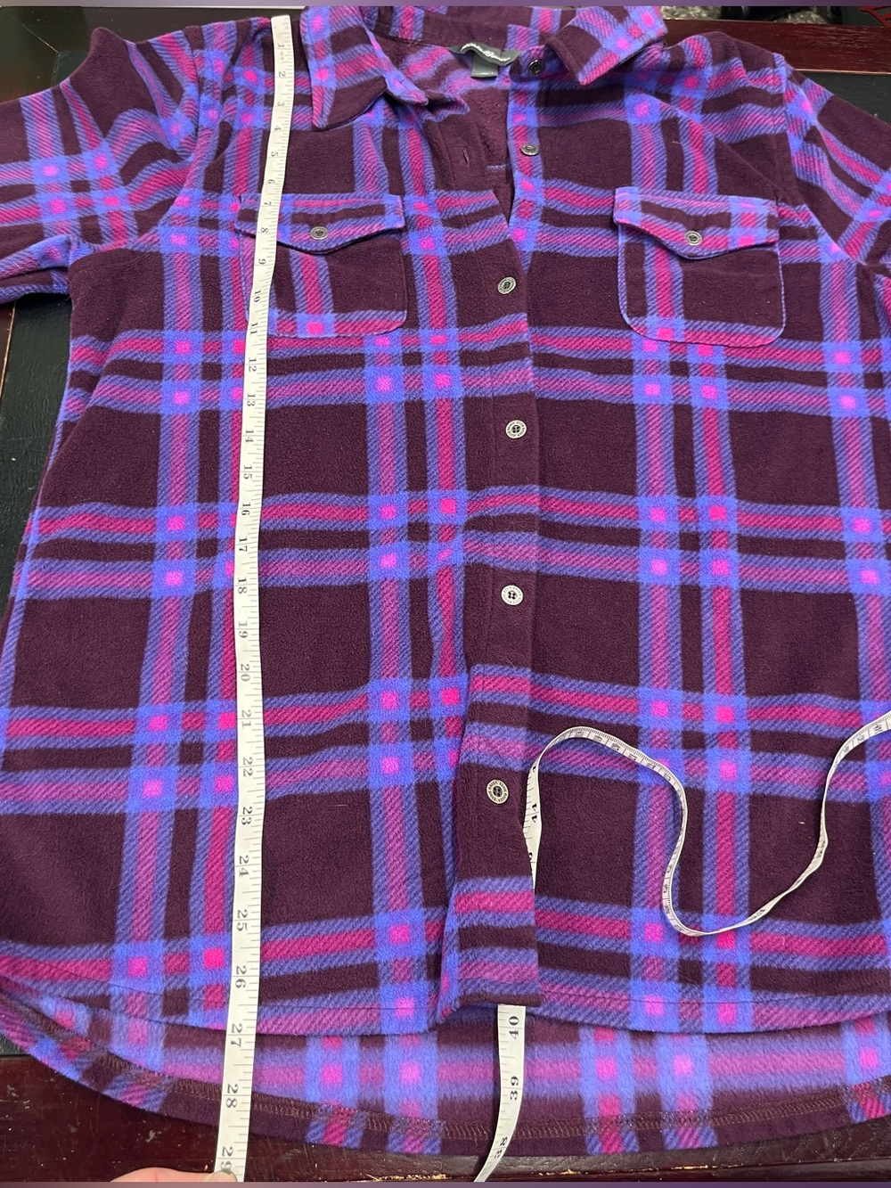 Eddie Bauer fleece shacket size large - Picture 8 of 8